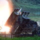 Photo released on July 29, 2017 from the South Korean Defense Ministry showing U.S. Army Tactical Missile System (ATACMS) firing a missile into the East Sea during a South Korea-U.S. joint missile drill (Photo by South Korean Defense Ministry via Getty Images)